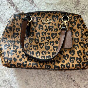Cheetah Print Coach Handbag